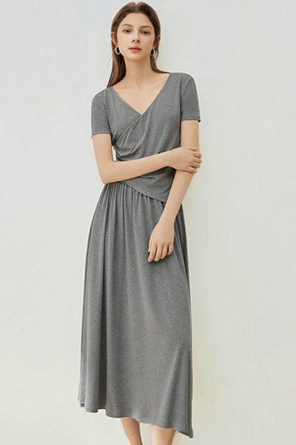 Summer Irregular Two-Piece Dress Set