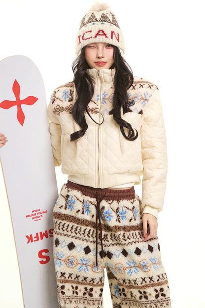 Retro Fair Isle Wool Hat