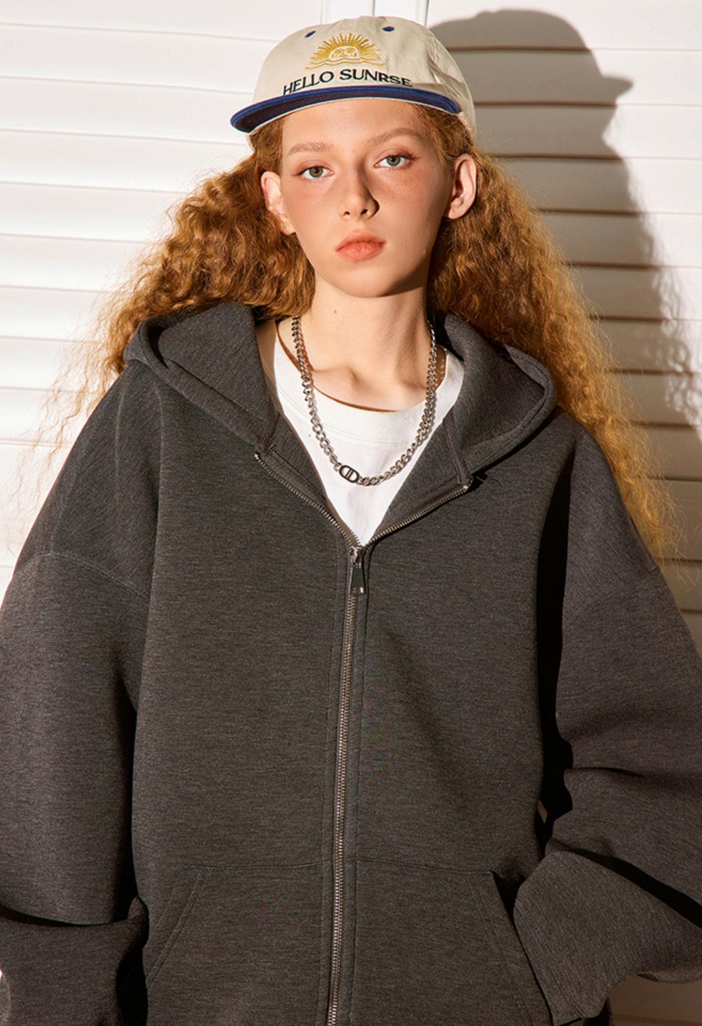 Solid Color Air Layer Jacket