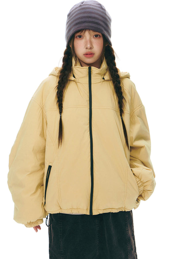 Detachable Cotton Fill Winter Coat