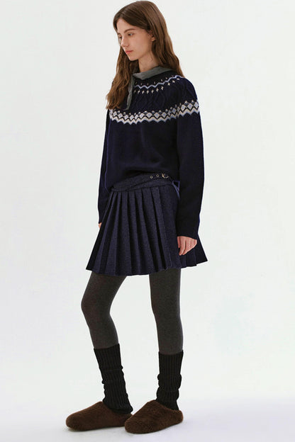 Retro Plush Winter Slippers