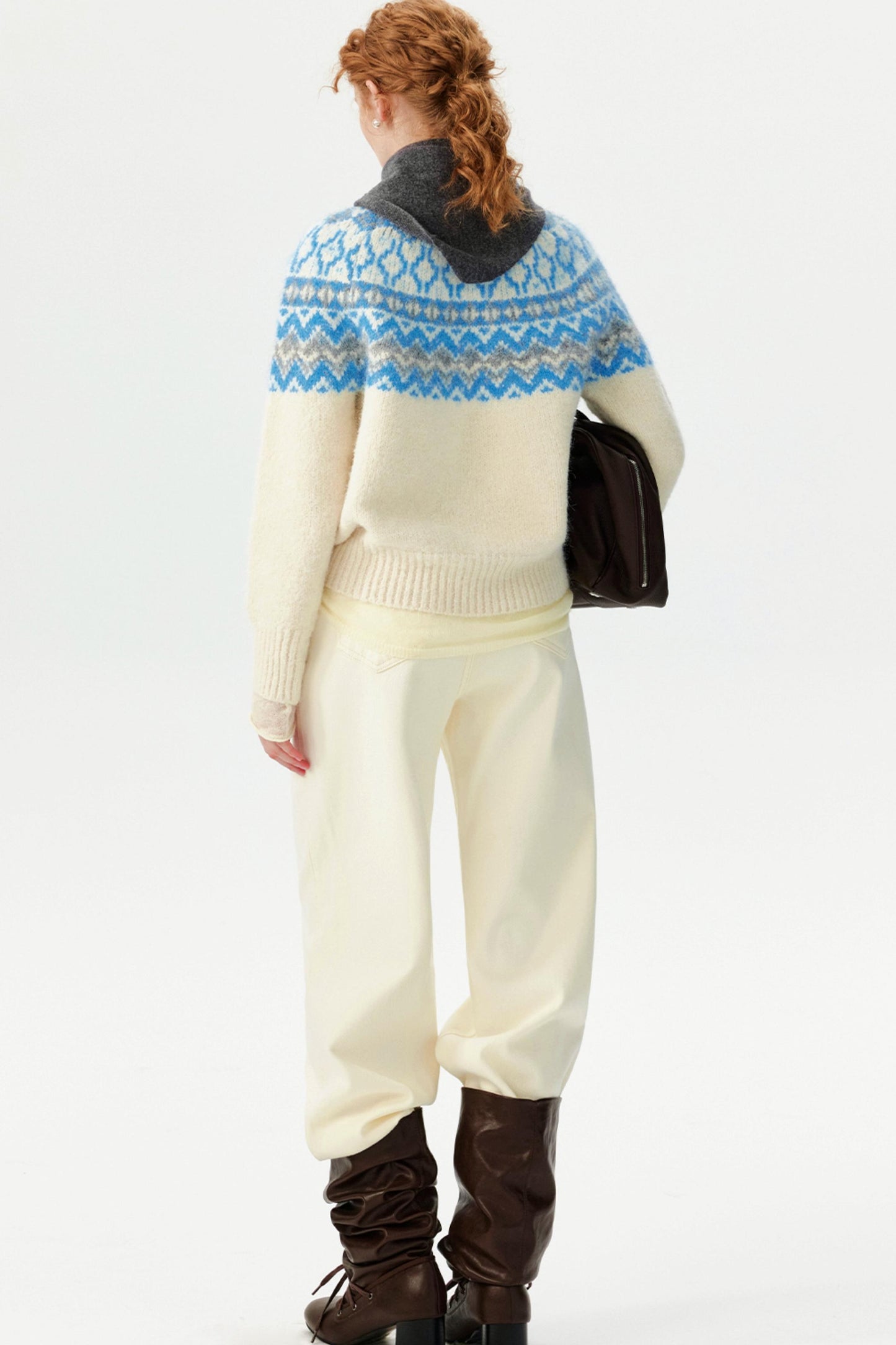 Winter Fair Isle Knit Sweater