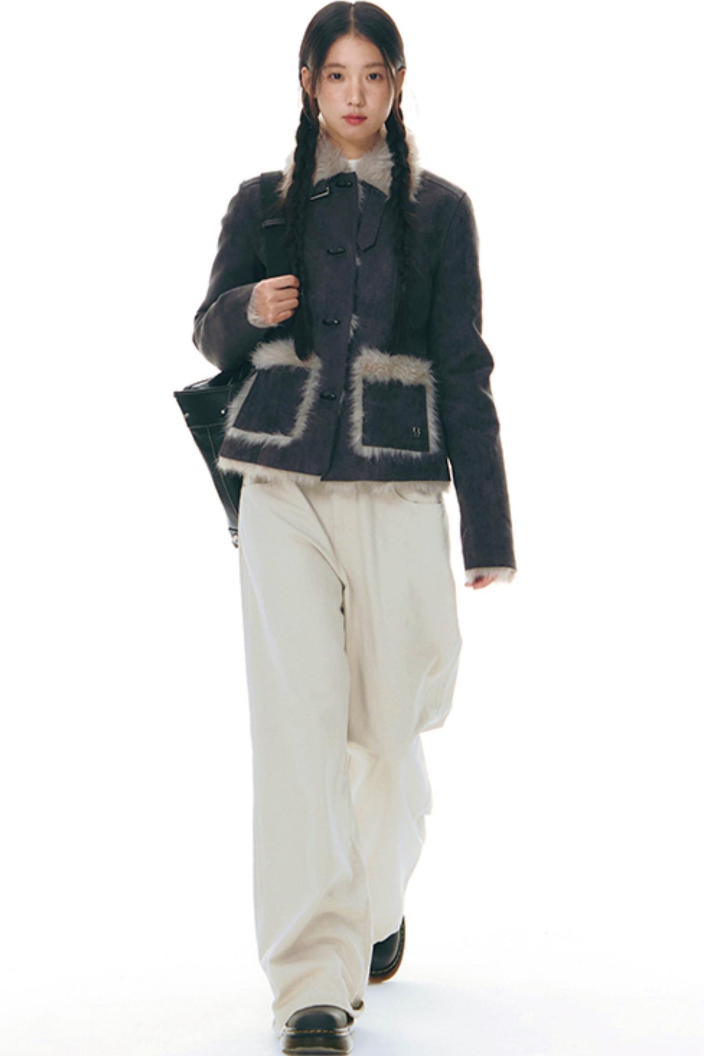 Integrated Lapel Winter Cotton Jacket