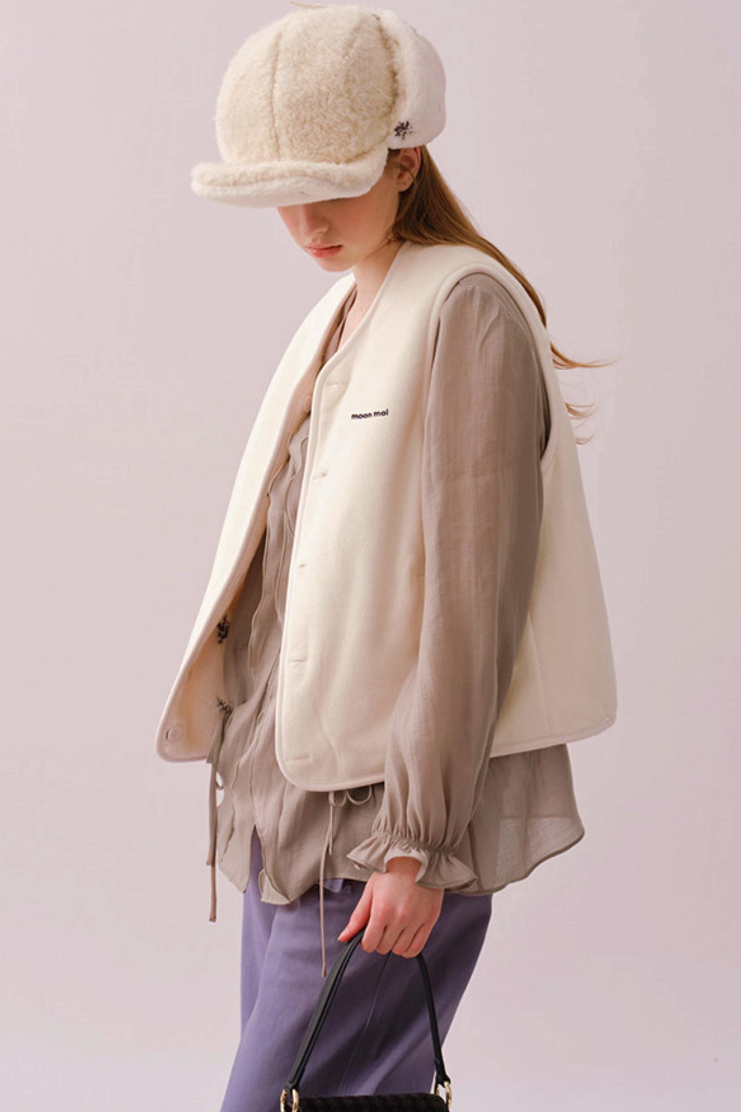 Reversible Plush Lei Feng Hat