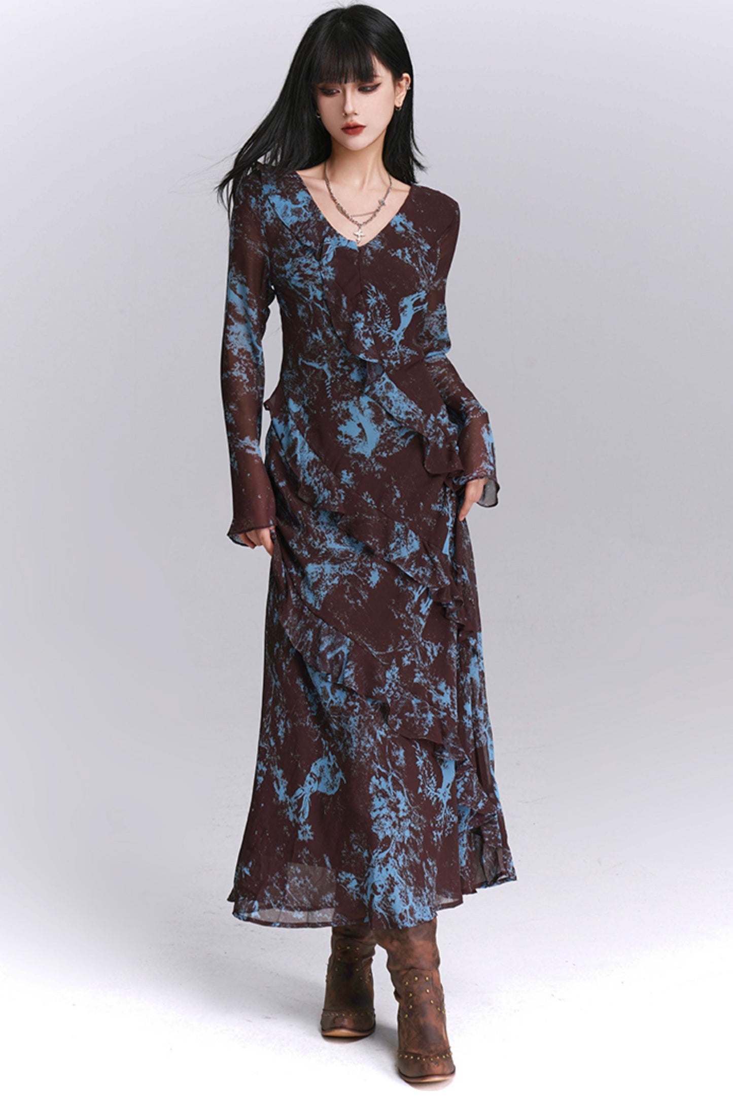 Atmospheric Slim Fit Casual Dress