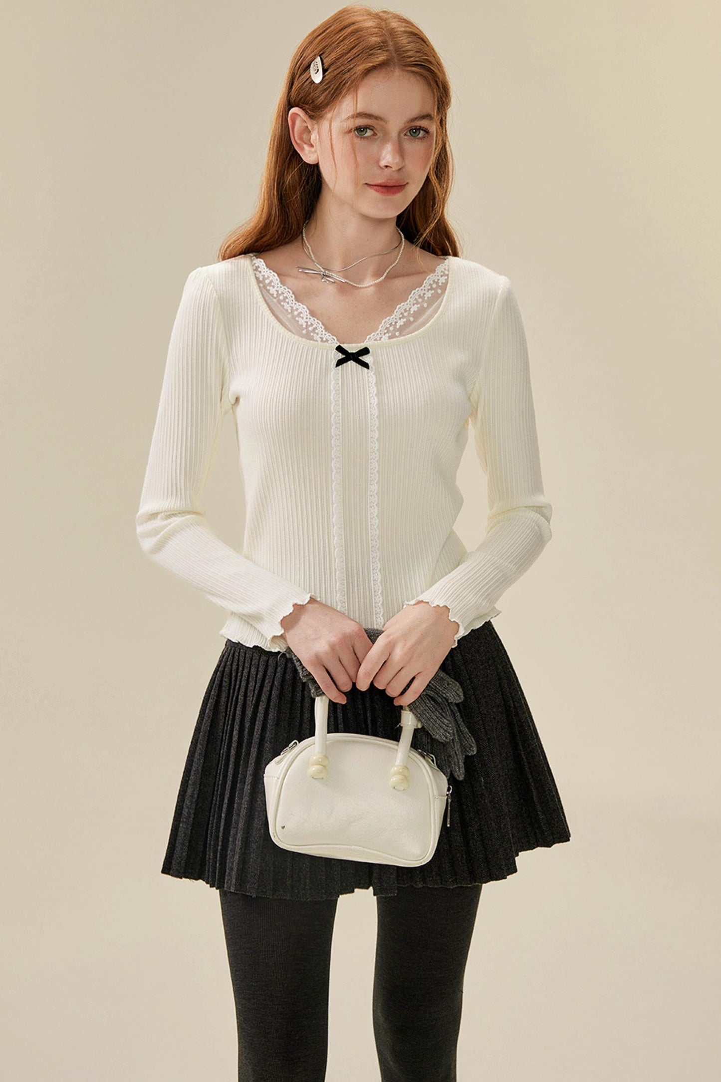 Pure Desire Lace Knit Sweater