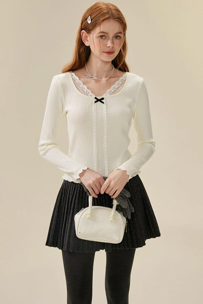 Pure Desire Lace Knit Sweater