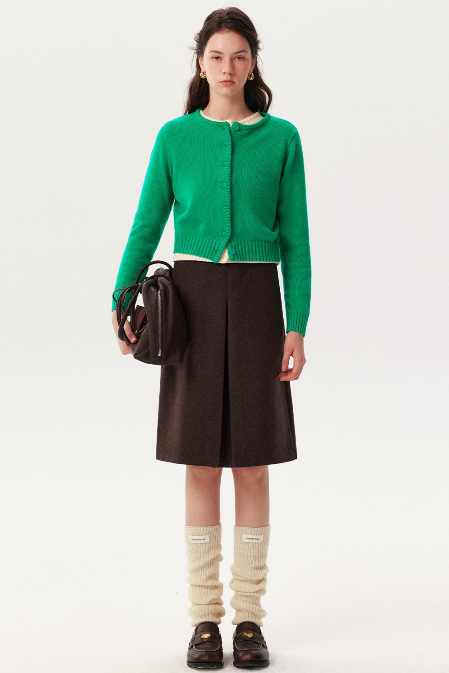 Woven Texture Knit Cardigan