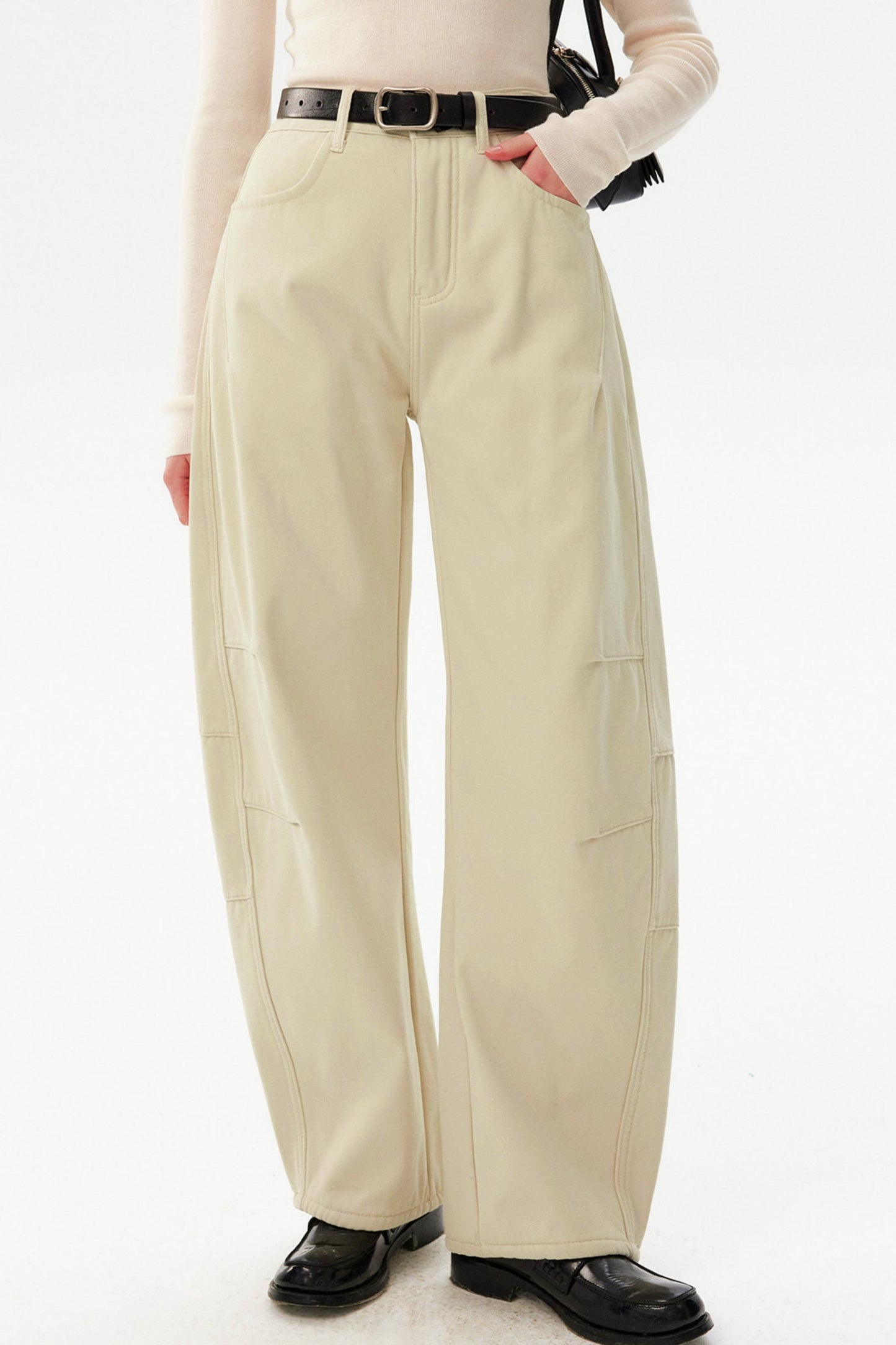 American-Style Fleece-Lined Jeans