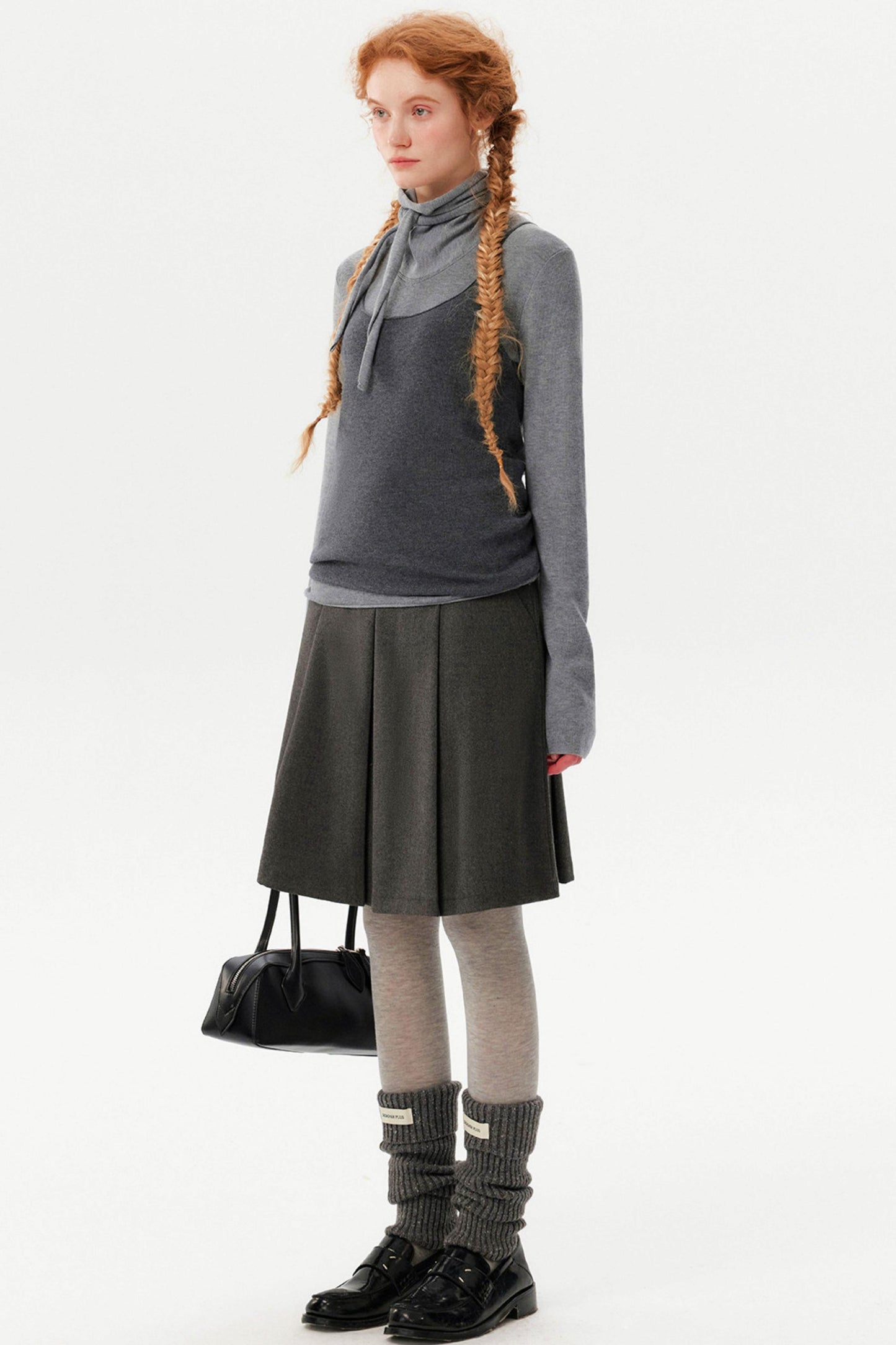 Casual Versatile Mid-Length Skirt