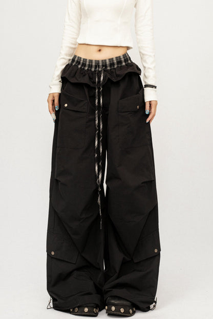 Retro Black Lace Pants