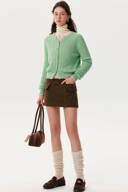 New Fold Dopamine Crew Cardigan