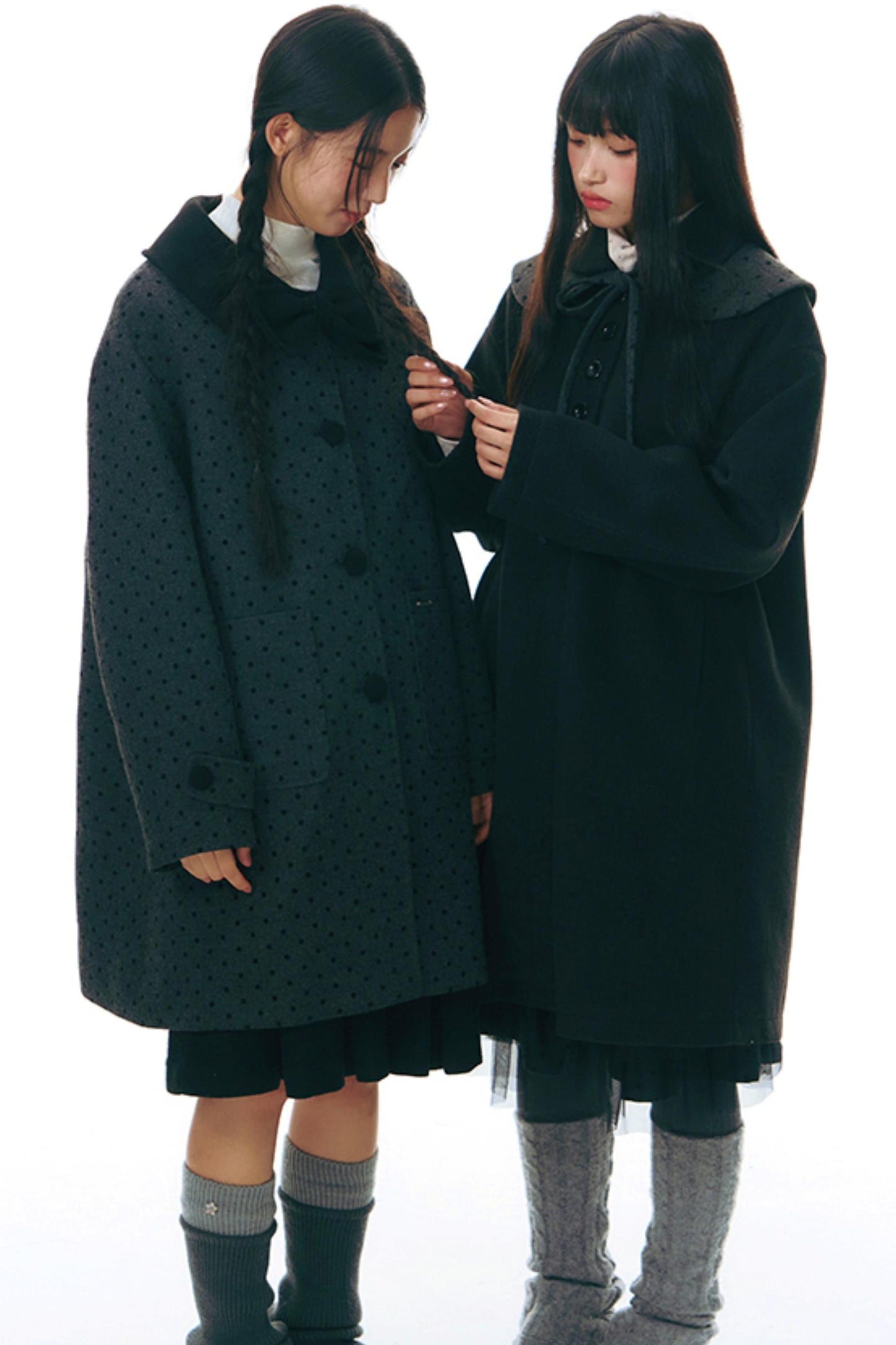 New Polka Dot Shawl Jacket