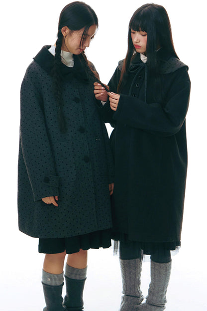 New Polka Dot Shawl Jacket