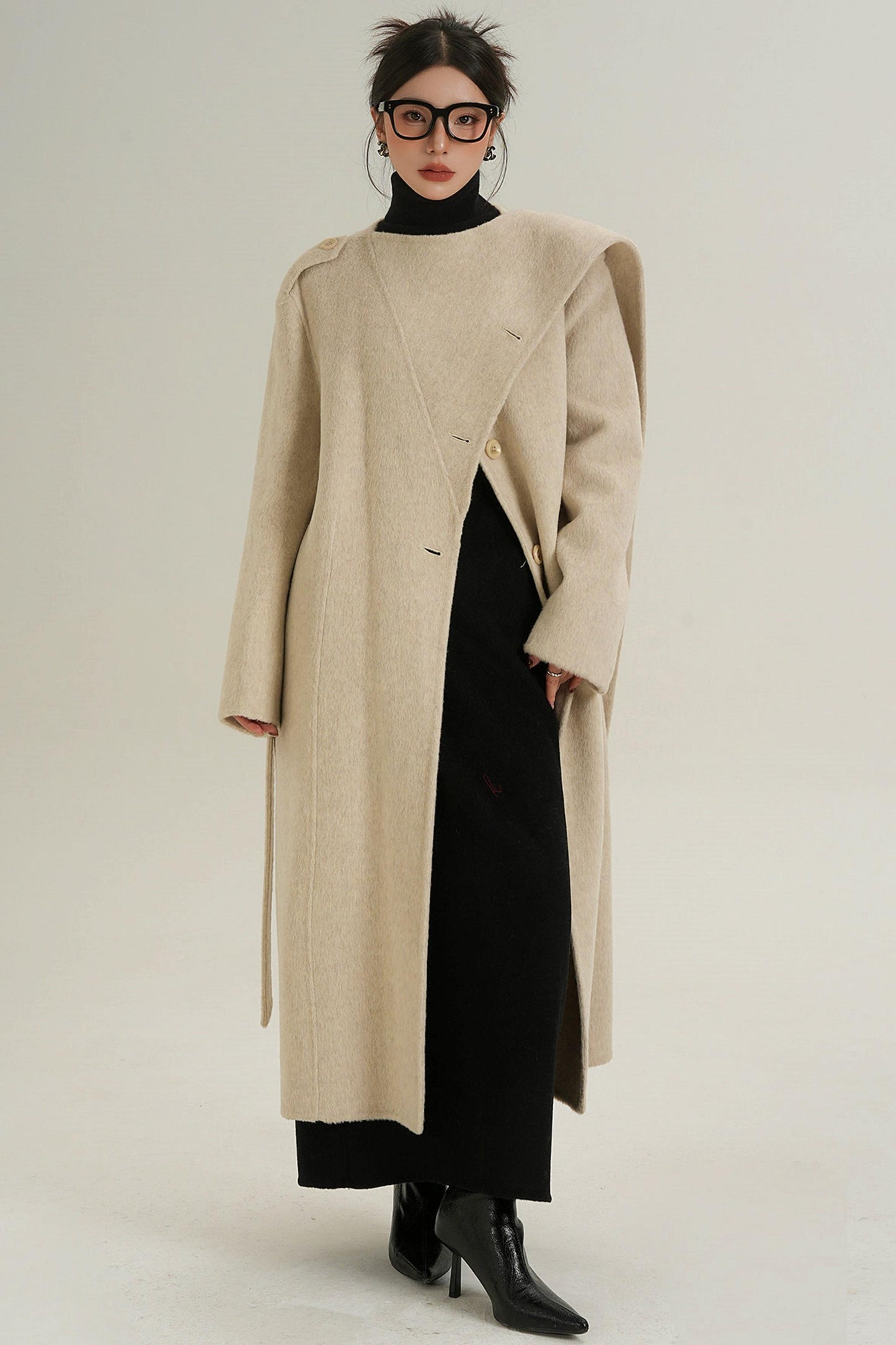 Double-Sided Wool Coat