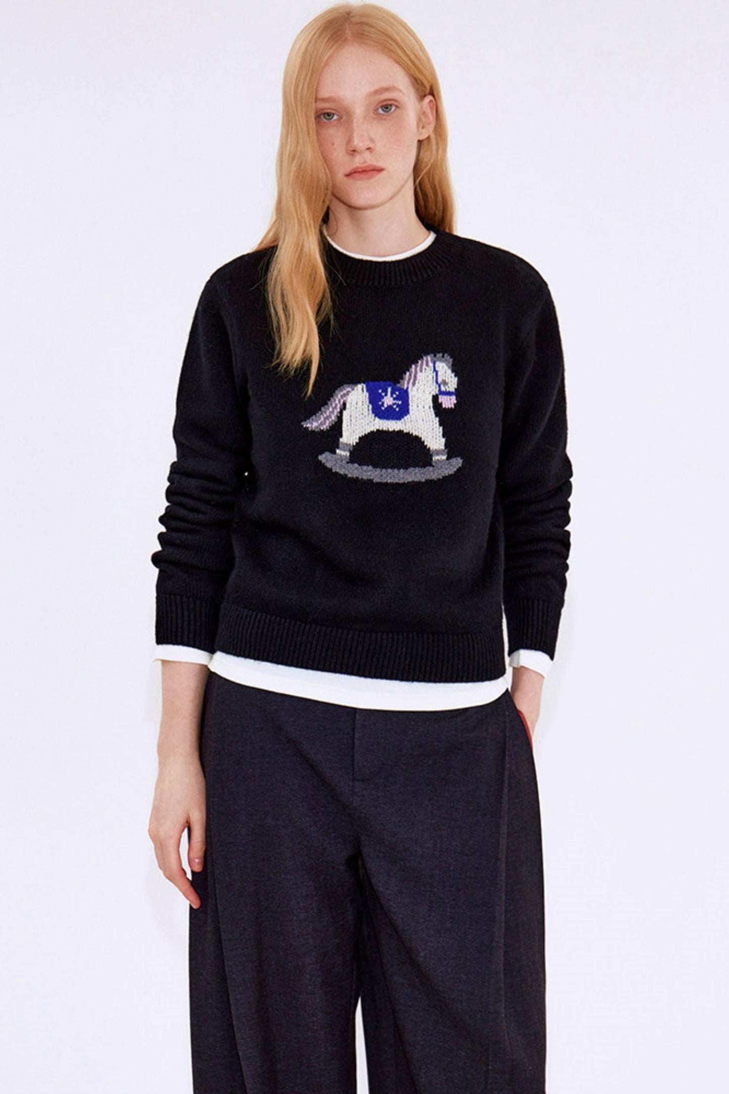 Year of the Horse Jacquard Sweater