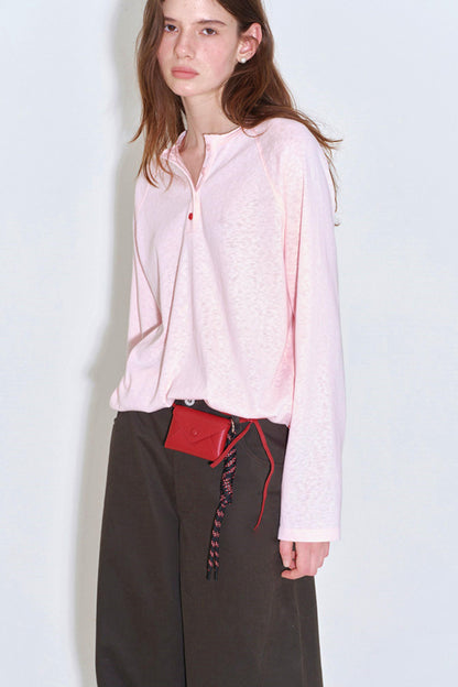 Bright-Colored Raglan T-Shirt