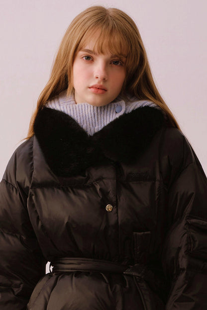 Sheep Wool Blend Knitted Balaclava