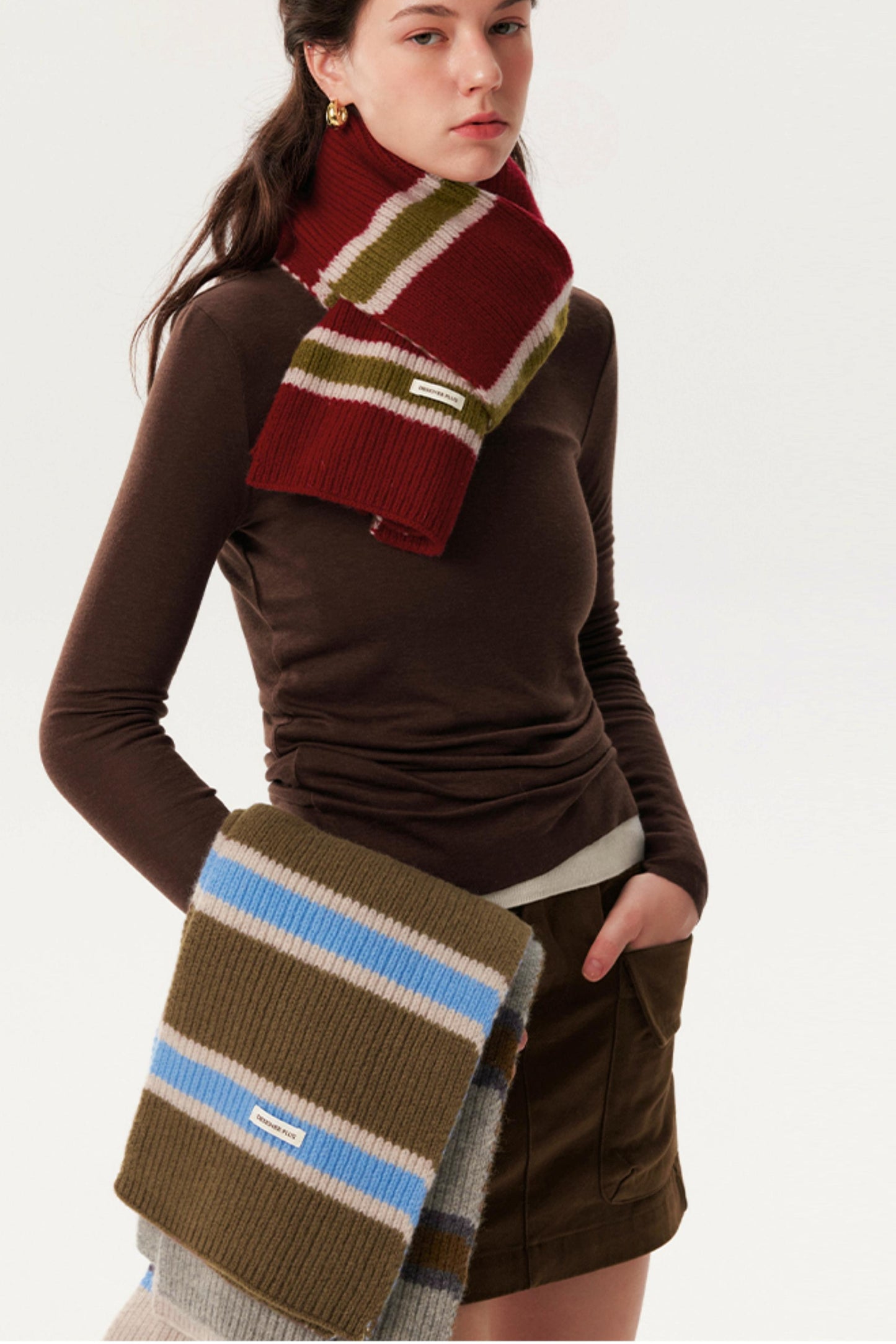 Winter Atmosphere Wool Scarf