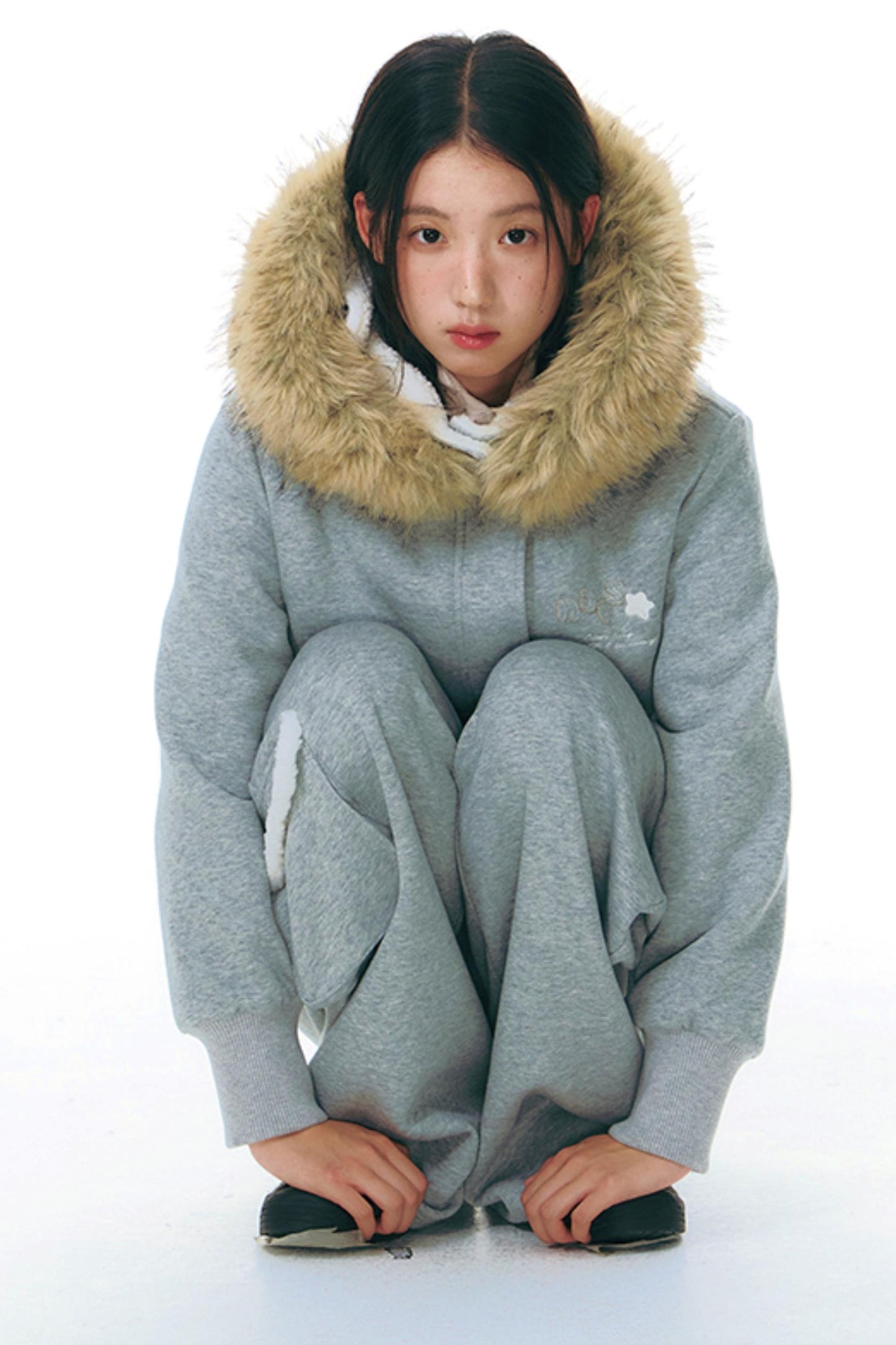 Embroidered Cotton Jacket Set-Up