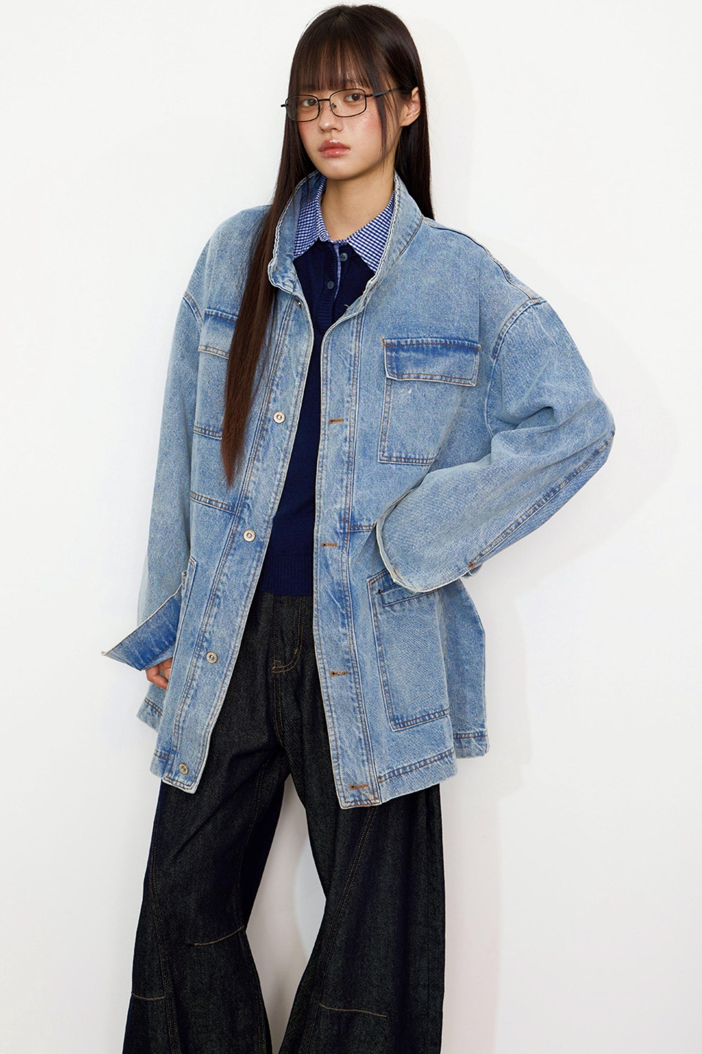 Cargo Denim Jacket