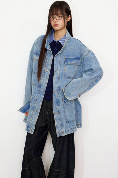 Cargo Denim Jacket