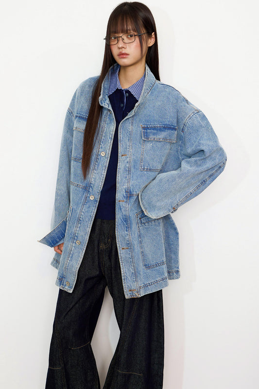 Cargo Denim Jacket