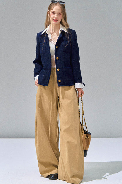 Detachable Collar Small Fragrance Jacket