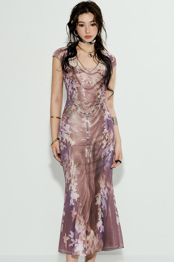 Tuscany Floral Duo Dress Set