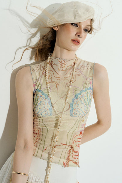 Ocean Shell Tank Top