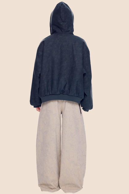 Faux Shearling Color-Block Jacket