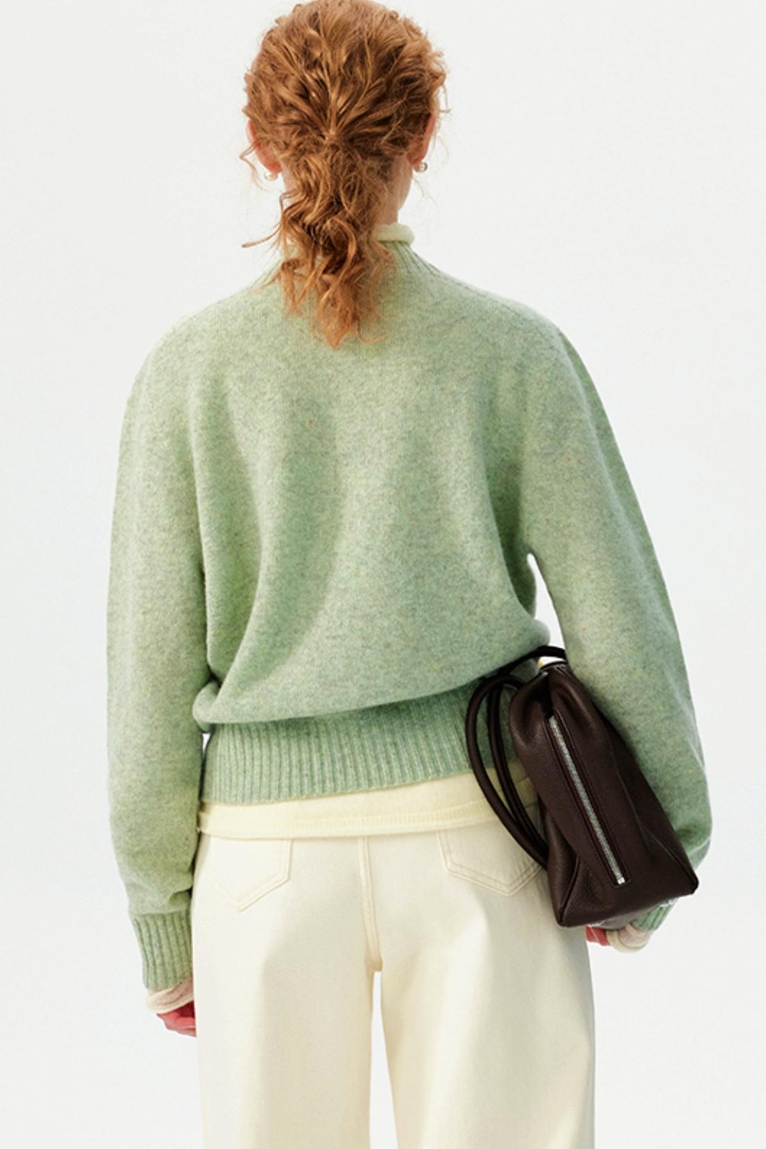 Sheep Wool Retro Knit Sweater