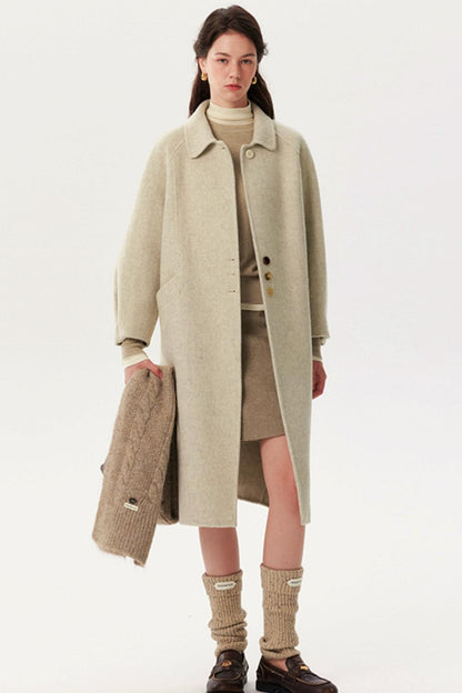 Doll Collar Wool Coat