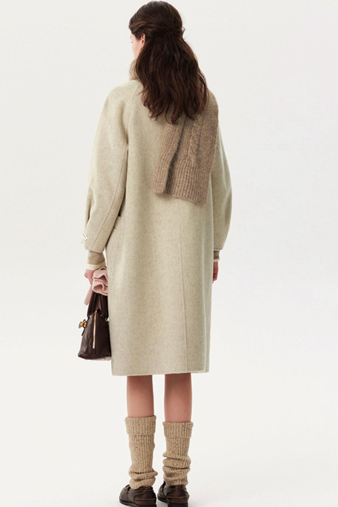 Doll Collar Wool Coat