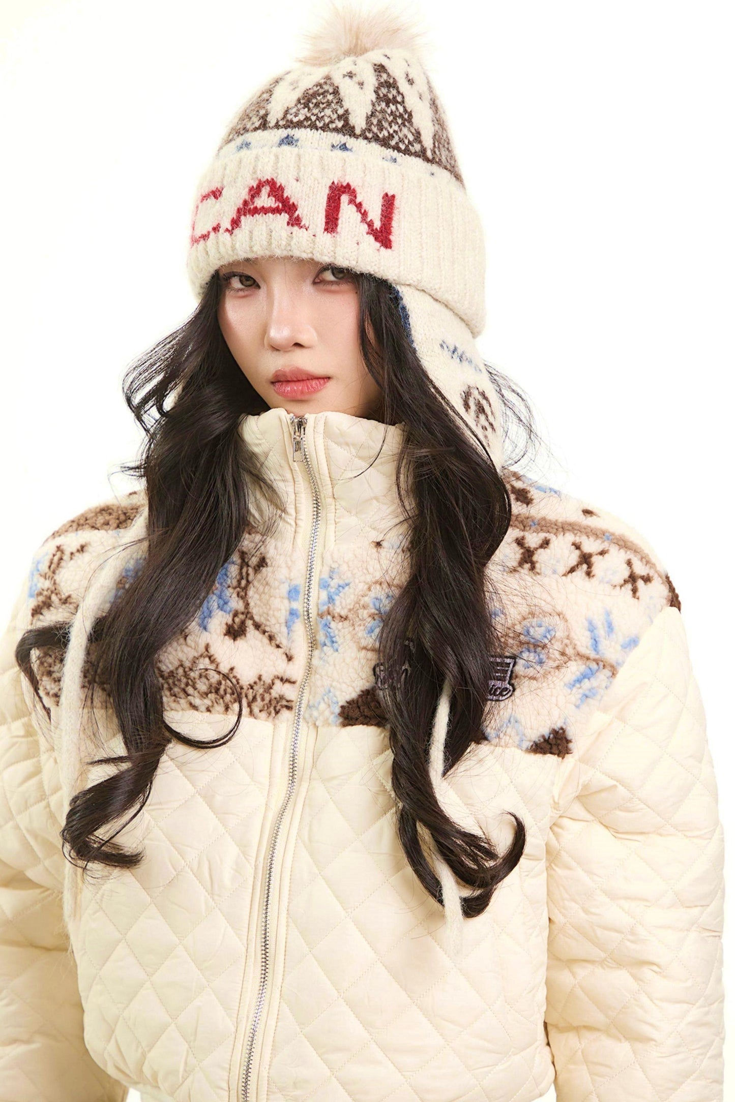 Retro Fair Isle Wool Hat