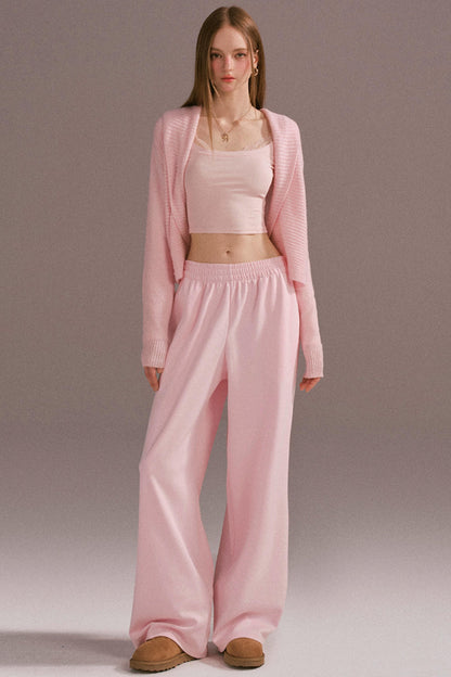 Spice Girl Hooded Knitted Cardigan Set-Up