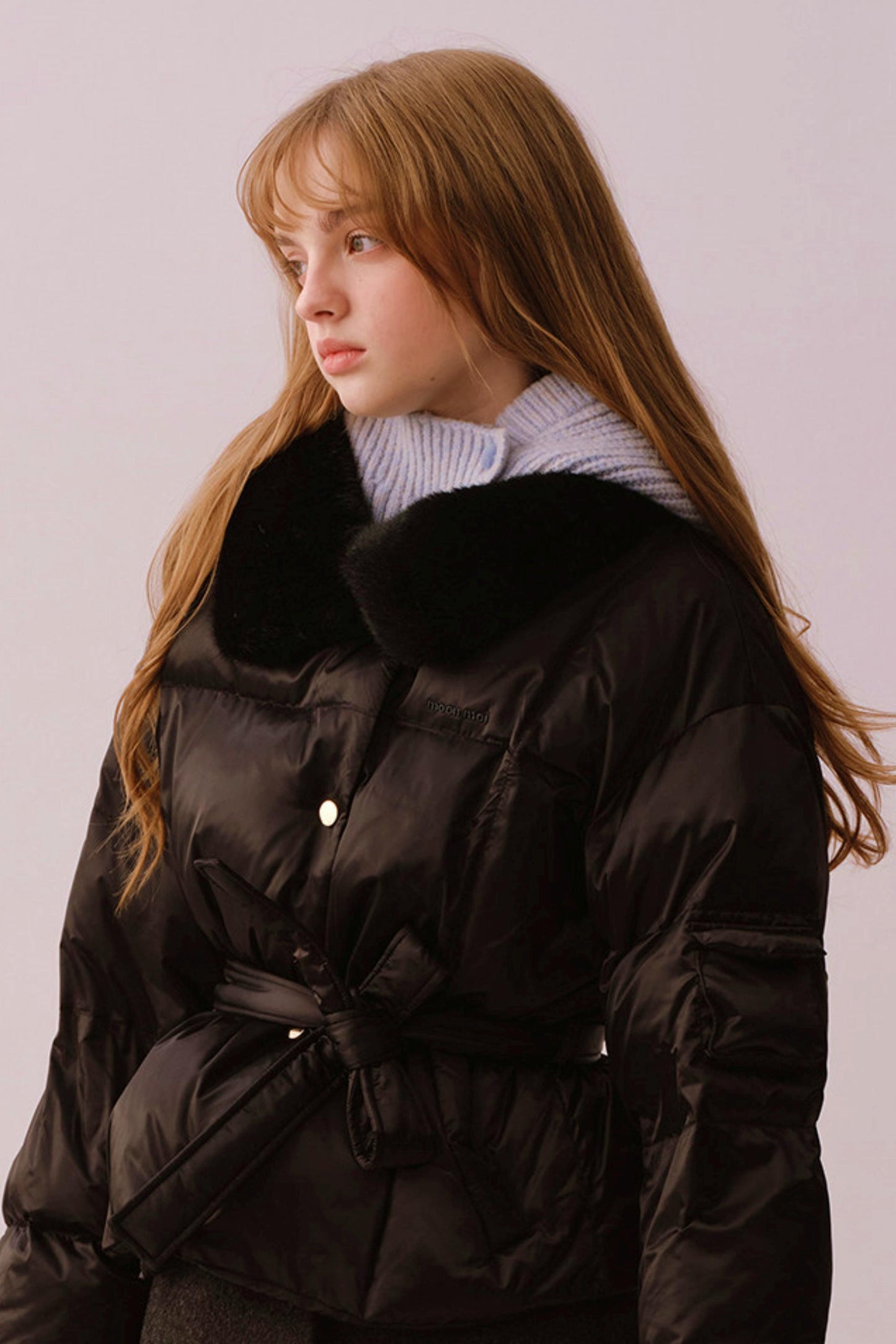 Sheep Wool Blend Knitted Balaclava