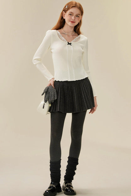 Pure Desire Lace Knit Sweater