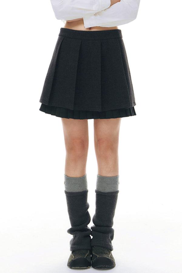 Original Ruffled Woolen Suit Jacket Set-Up