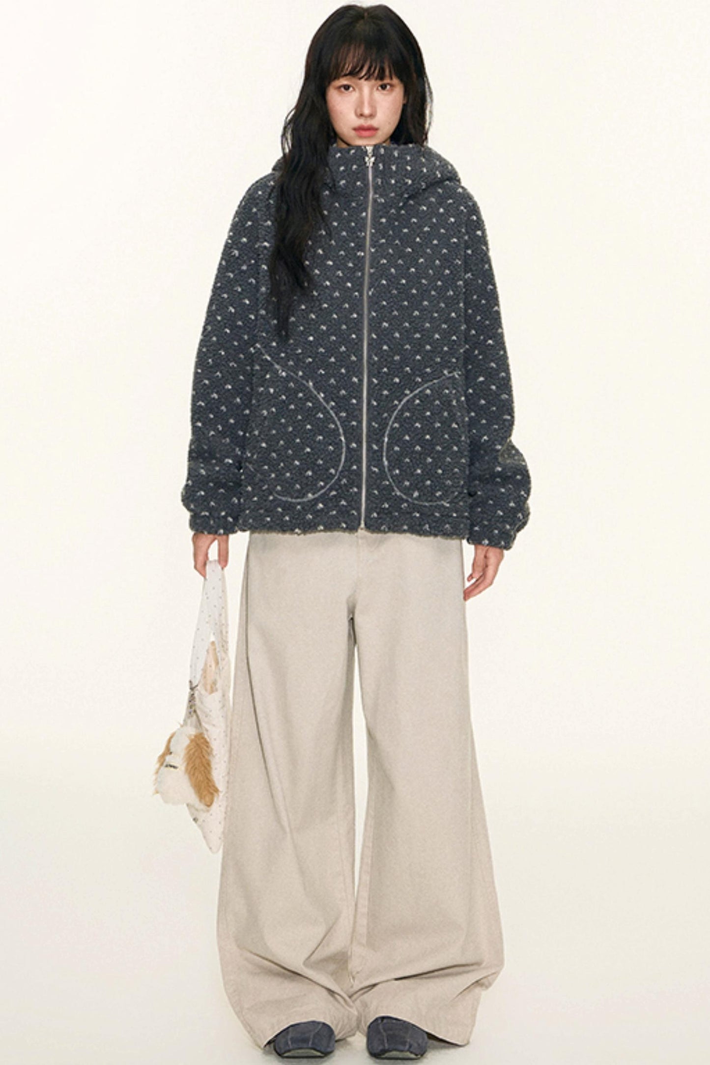 Rabbit Polka Dot Lambswool Jacket