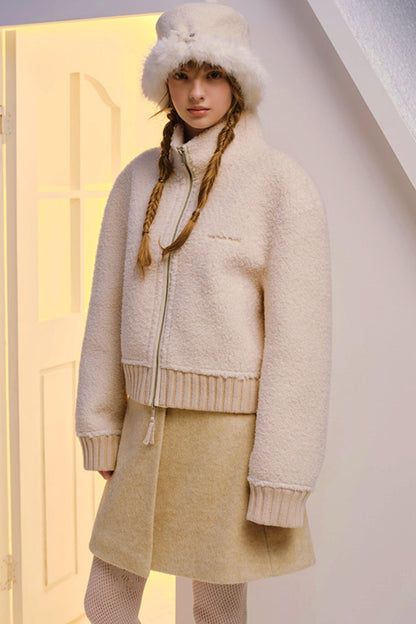 Reversible Faux Fur Beret