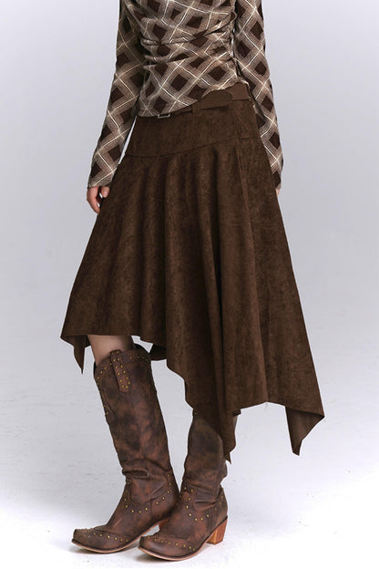 Autumn Suede Skirt
