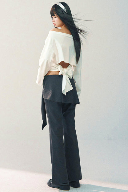 High-Waisted Flared Pants