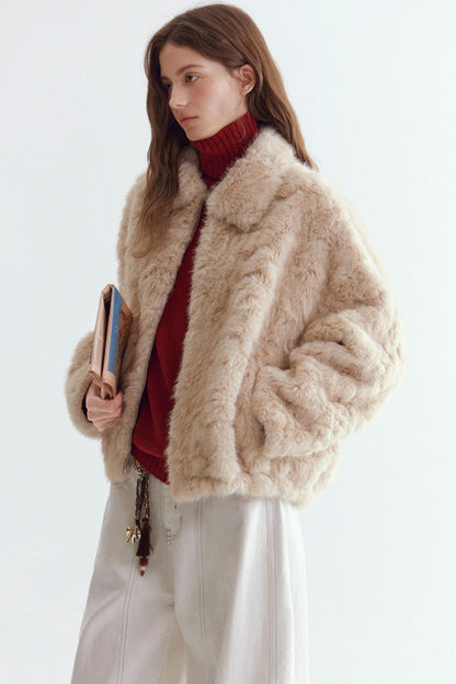 Light Luxury Faux Fur Jacket