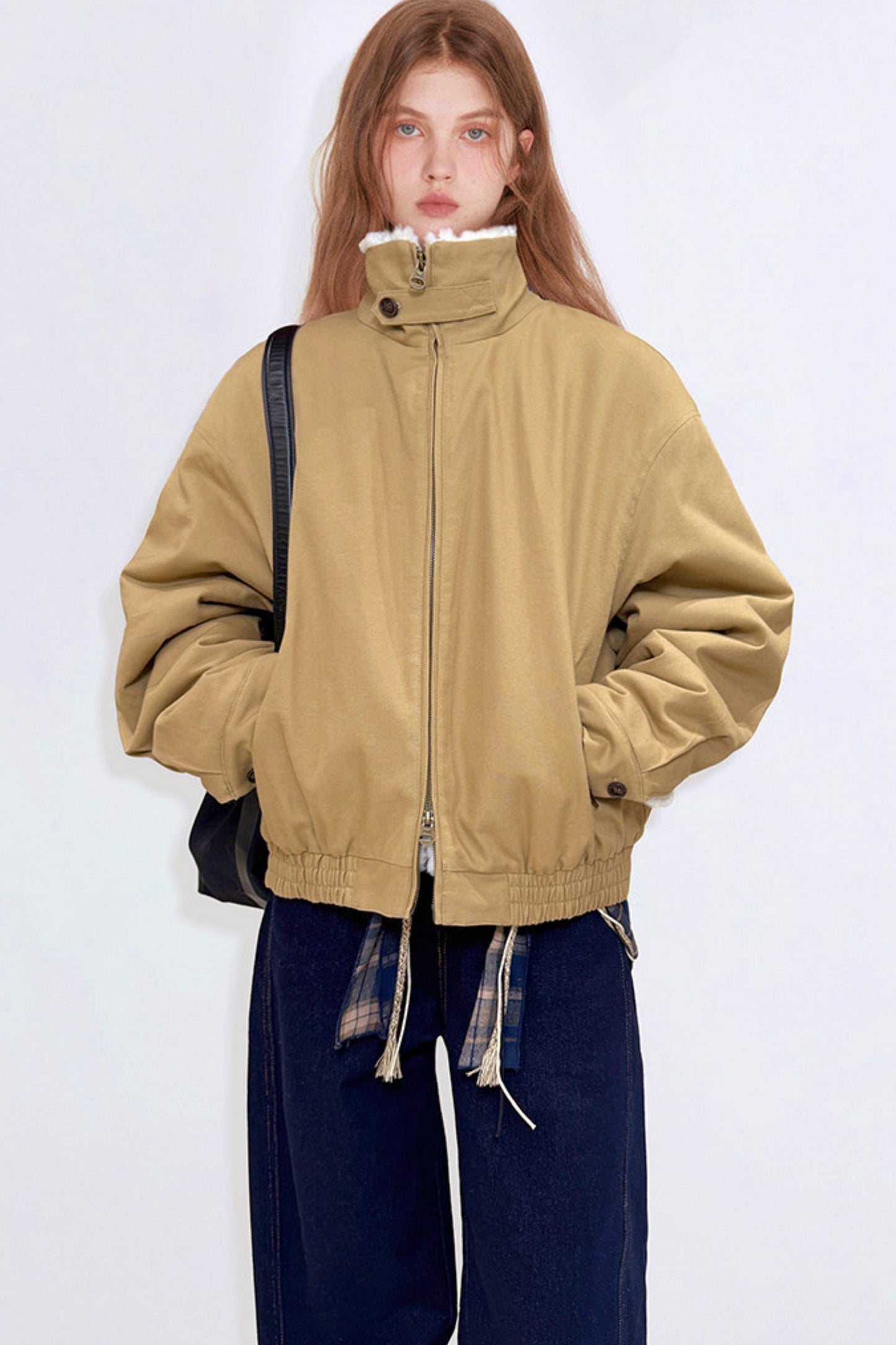 Eco-Friendly Faux Fur Cotton Jacket