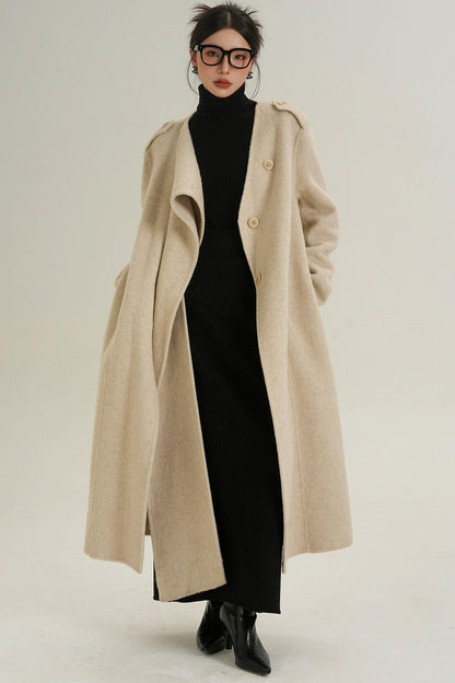 Double-Sided Wool Coat