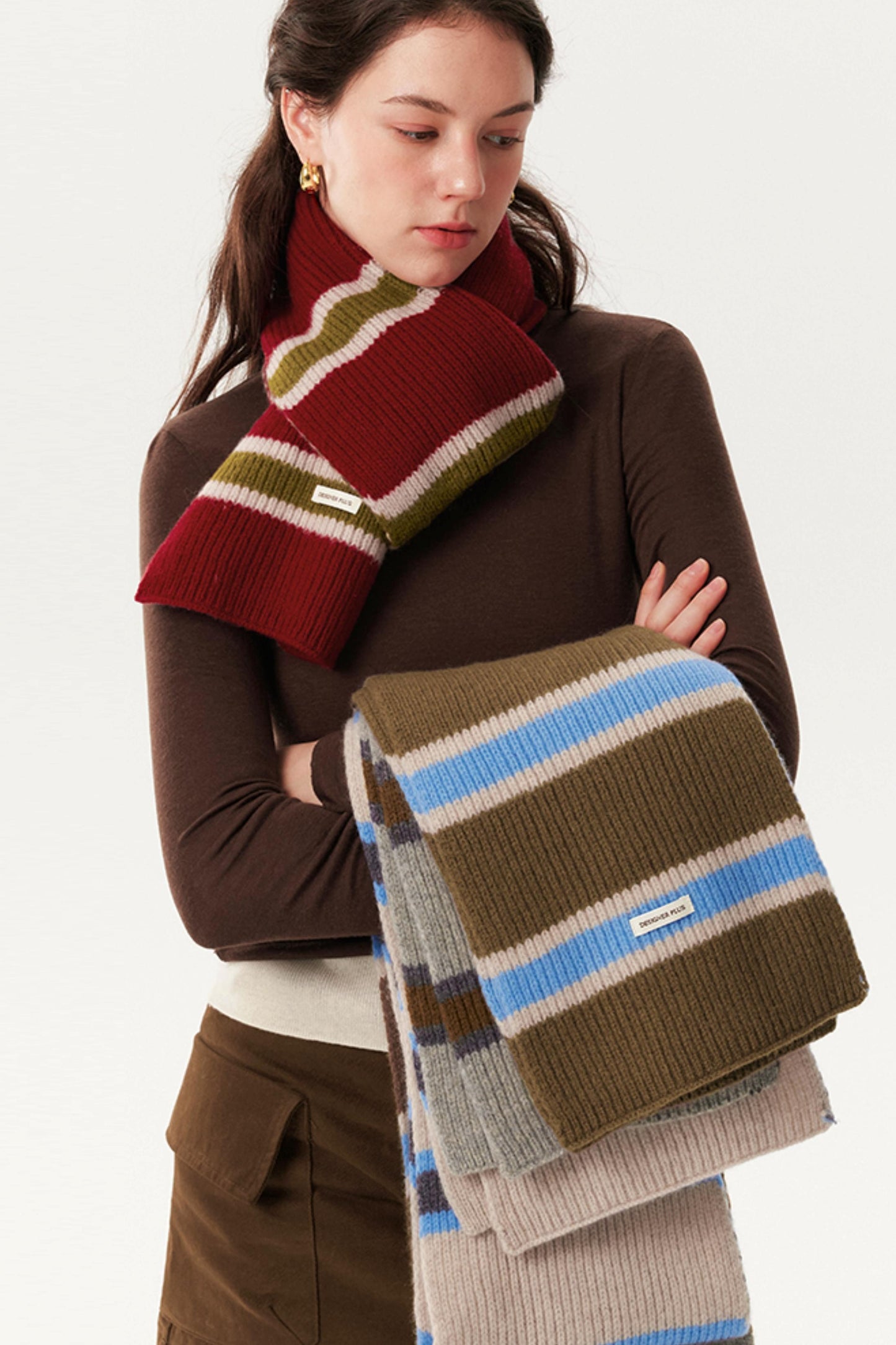 Winter Atmosphere Wool Scarf