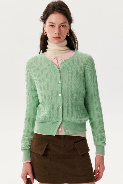 New Fold Dopamine Crew Cardigan