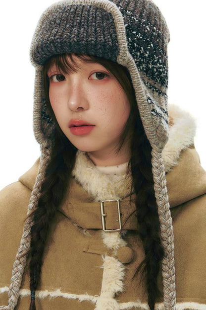 Integrated Hooded Short Coat