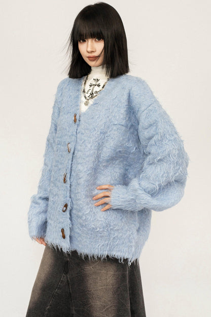 Korean Retro Knit Cardigan